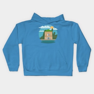 Moroccan Cities illustration, best gift for morocco lovers Kids Hoodie